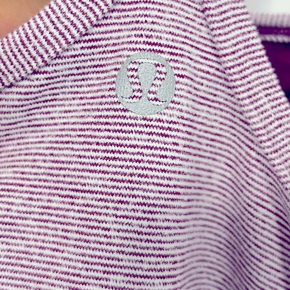Lululemon Power Y Tank Dewberry Wee Stripe 8 - Picture 10 of 15
